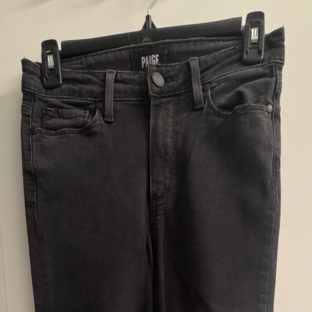 Paige Distressed Black Jeans_Women's Size 26